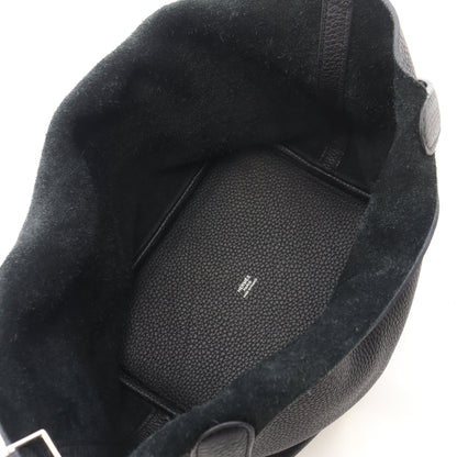 ピコタンロックMM ハンドバッグ トリヨンクレマンス ブラック シルバー金具 Z刻印 エルメス バッグ HERMES
