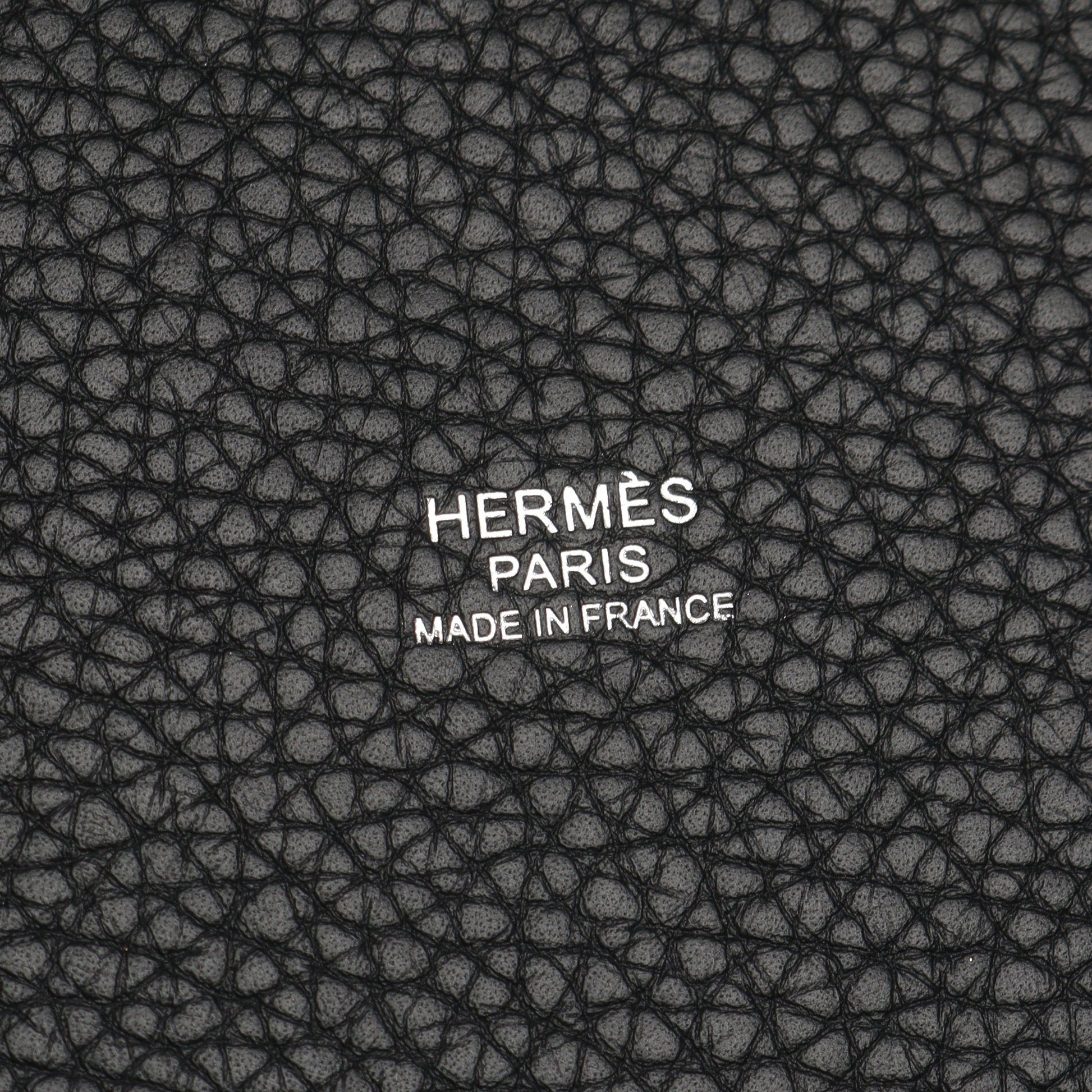 ピコタンロックMM ハンドバッグ トリヨンクレマンス ブラック シルバー金具 Z刻印 エルメス バッグ HERMES