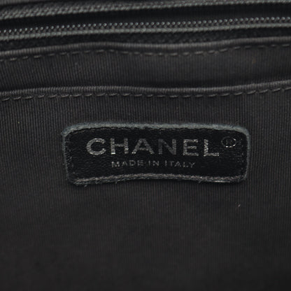 マトラッセ バックパック リュックサック ラムスキン ブラック シルバー金具 シャネル バッグ CHANEL