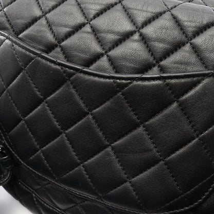 マトラッセ バックパック リュックサック ラムスキン ブラック シルバー金具 シャネル バッグ CHANEL