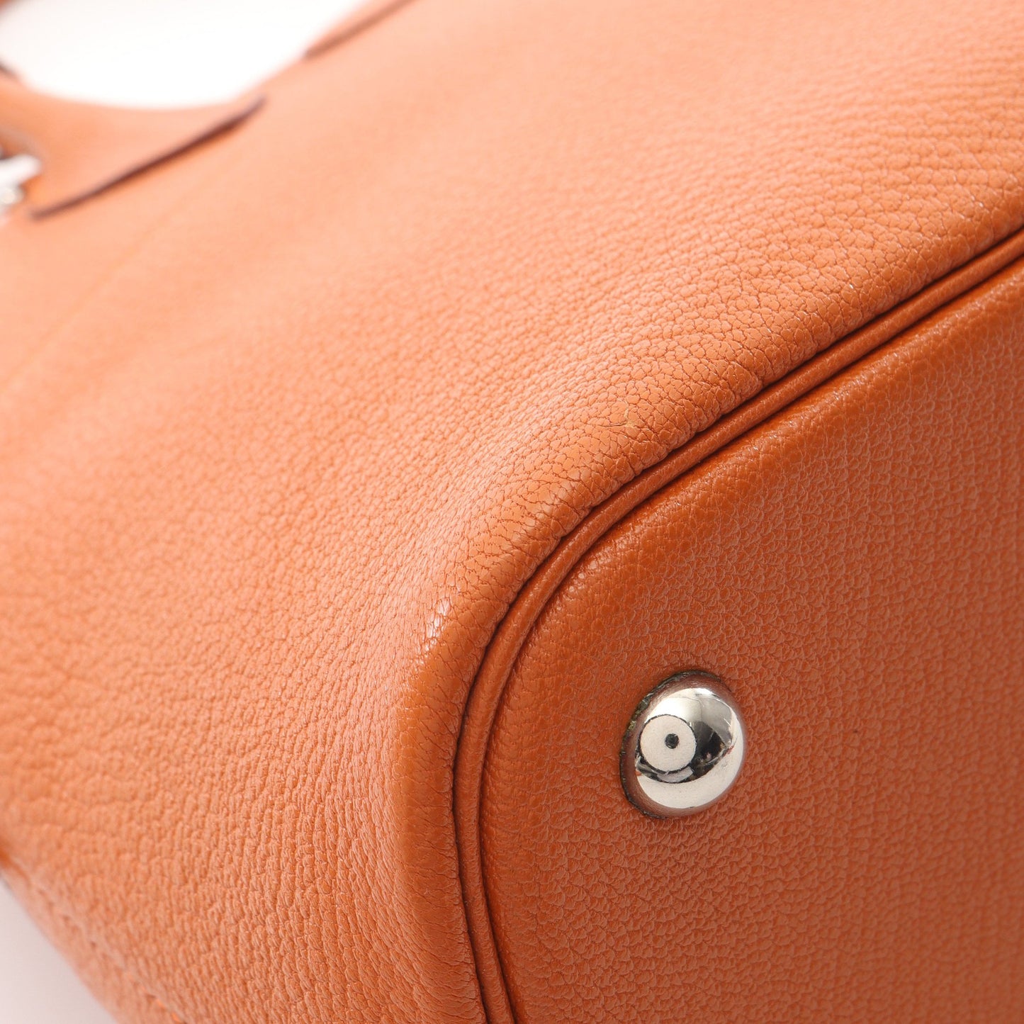 ボリード31 ポティロン ハンドバッグ シェーブル オレンジ シルバー金具 2WAY □H刻印 エルメス バッグ HERMES