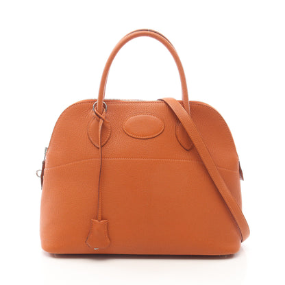 ボリード31 ポティロン ハンドバッグ シェーブル オレンジ シルバー金具 2WAY □H刻印 エルメス バッグ HERMES