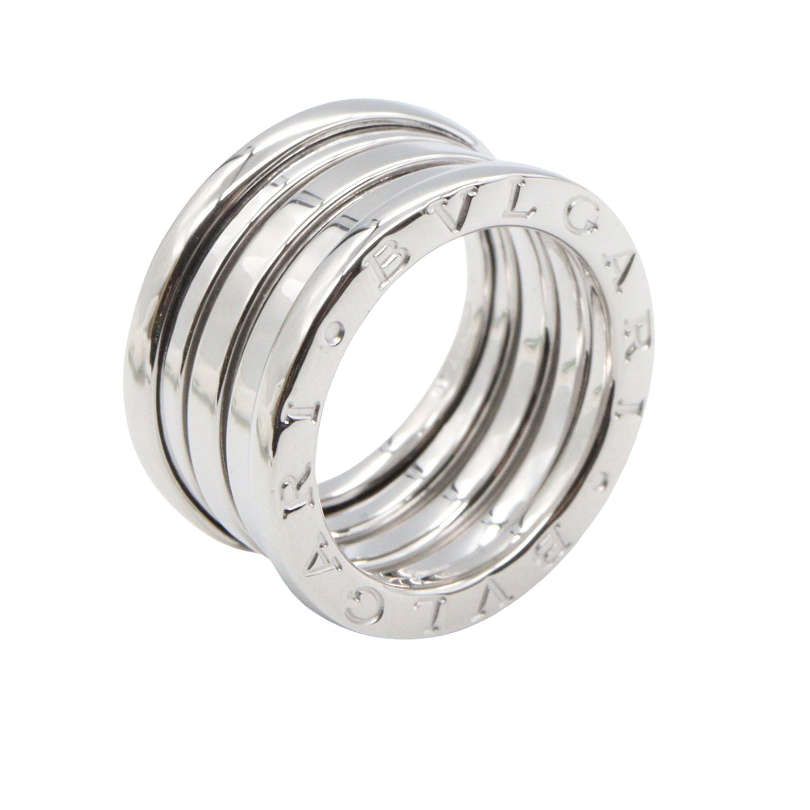 B-zero1 ビーゼロワン リング 4バンド リング 指輪 K18WG ホワイトゴールド ブルガリ アクセサリー BVLGARI