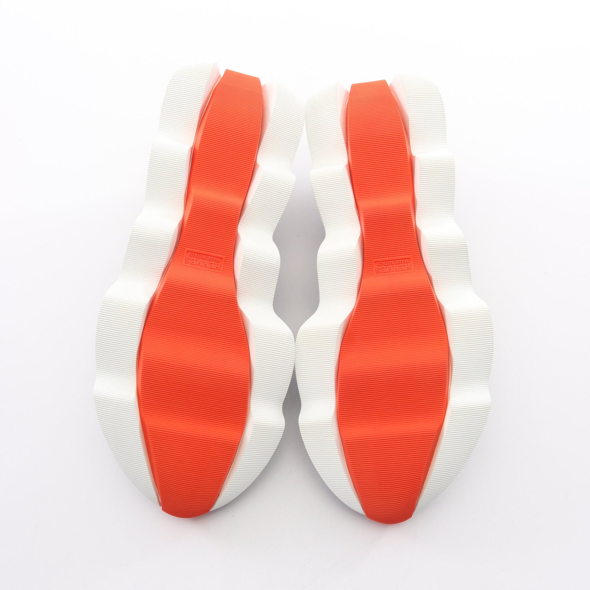 ECLAIR エクレール スリッポン スニーカー ニットファブリック ブラック オレンジ エルメス シューズ HERMES
