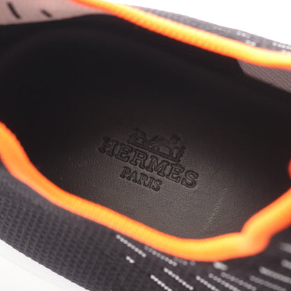 ECLAIR エクレール スリッポン スニーカー ニットファブリック ブラック オレンジ エルメス シューズ HERMES
