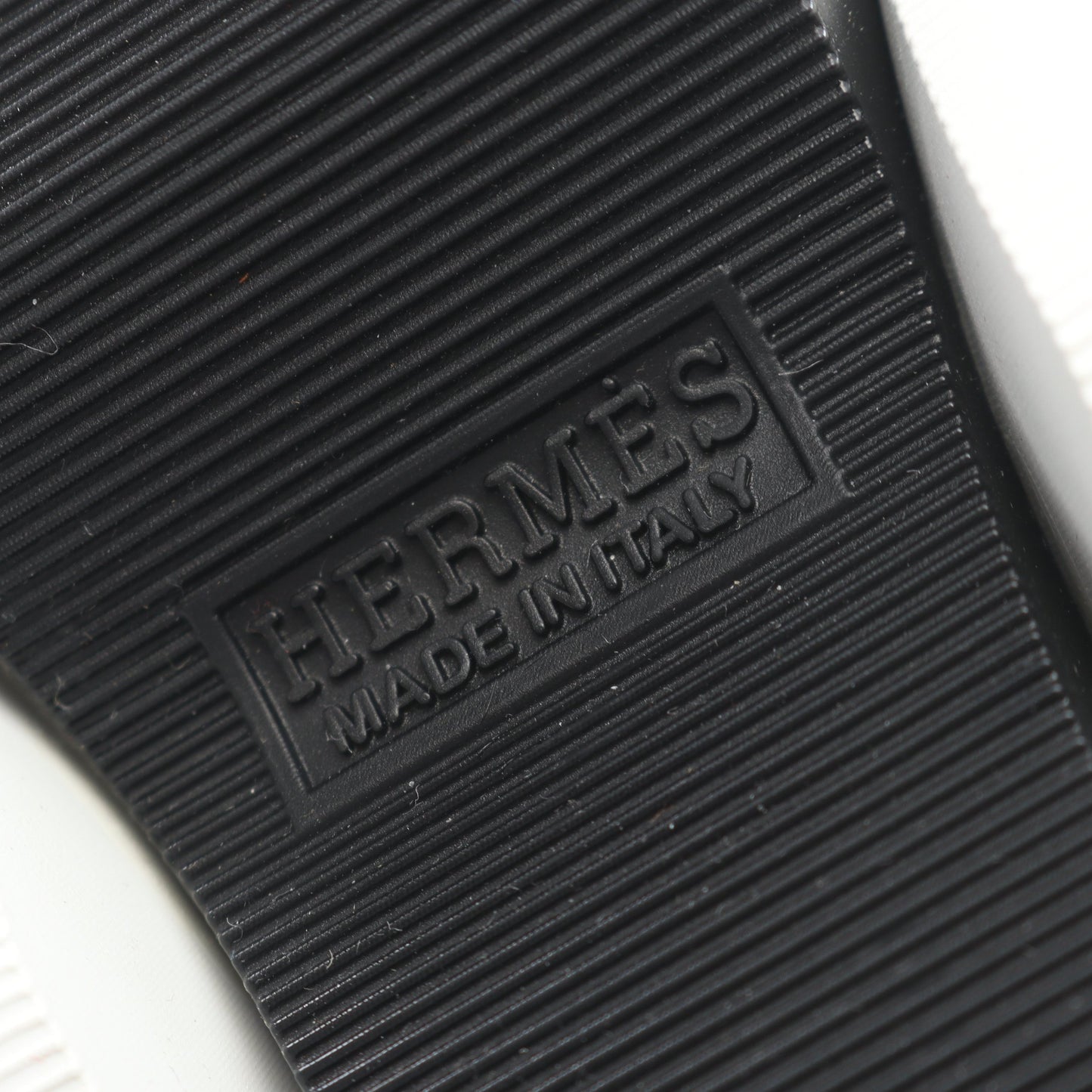 アンヴォル スニーカー ファブリック スエード ブラック ホワイト エルメス シューズ HERMES