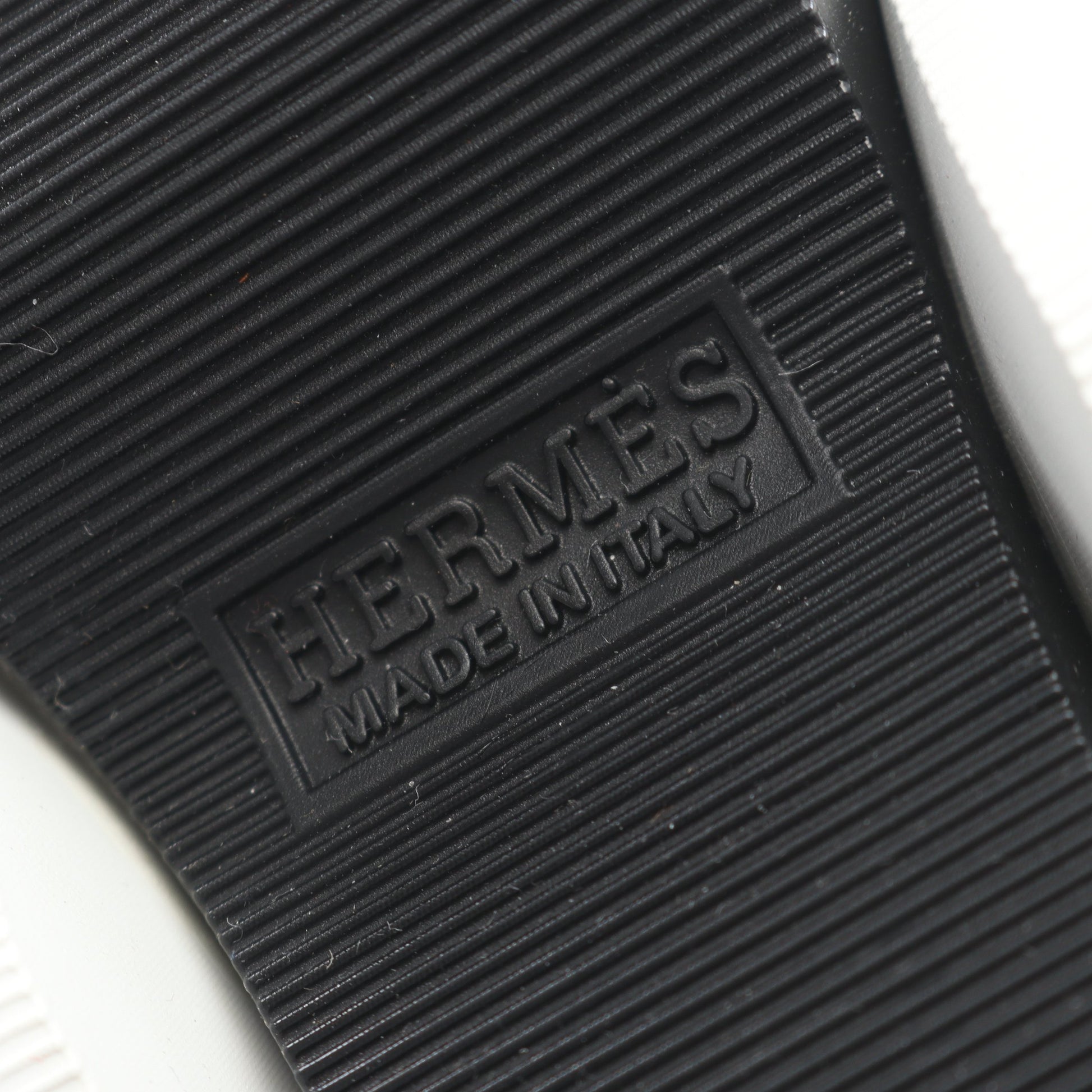 アンヴォル スニーカー ファブリック スエード ブラック ホワイト エルメス シューズ HERMES
