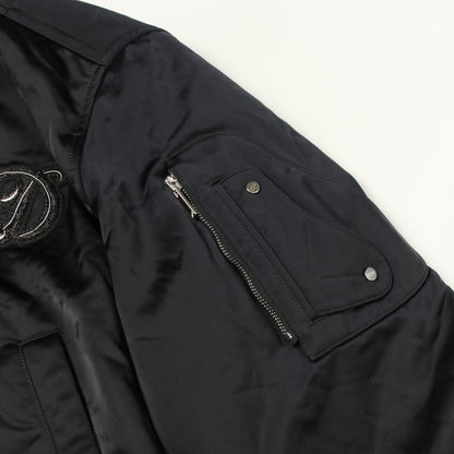 DIOR × KENNY SCHAR ボンバージャケット ブルゾン ナイロン ブラック ディオール アウター DIOR