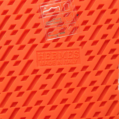 フリースタイル ハイカットスニーカー レザー ブラック ホワイト ブルー エルメス シューズ HERMES