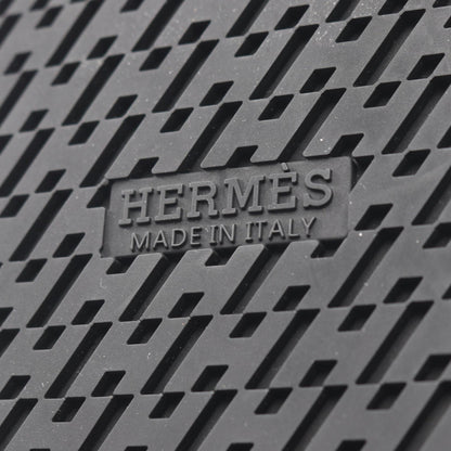 ジョルノ サンダル ファブリック カーキグリーン ブラック エルメス シューズ HERMES