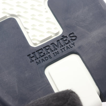 エクスプロイト スニーカー ファブリック グレー ホワイト オレンジ エルメス シューズ HERMES