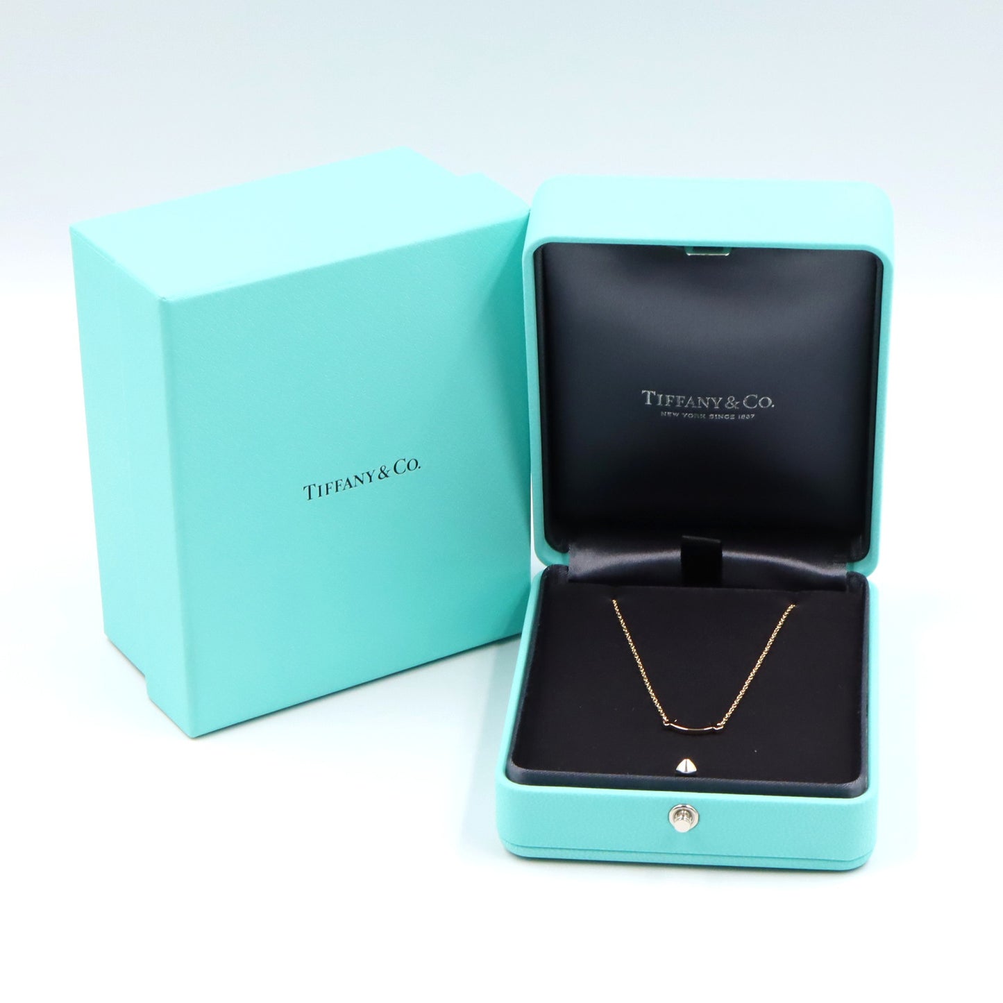 Tスマイル ミニ ネックレス ネックレス K18PG ピンクゴールド ティファニー アクセサリー TIFFANY & Co.