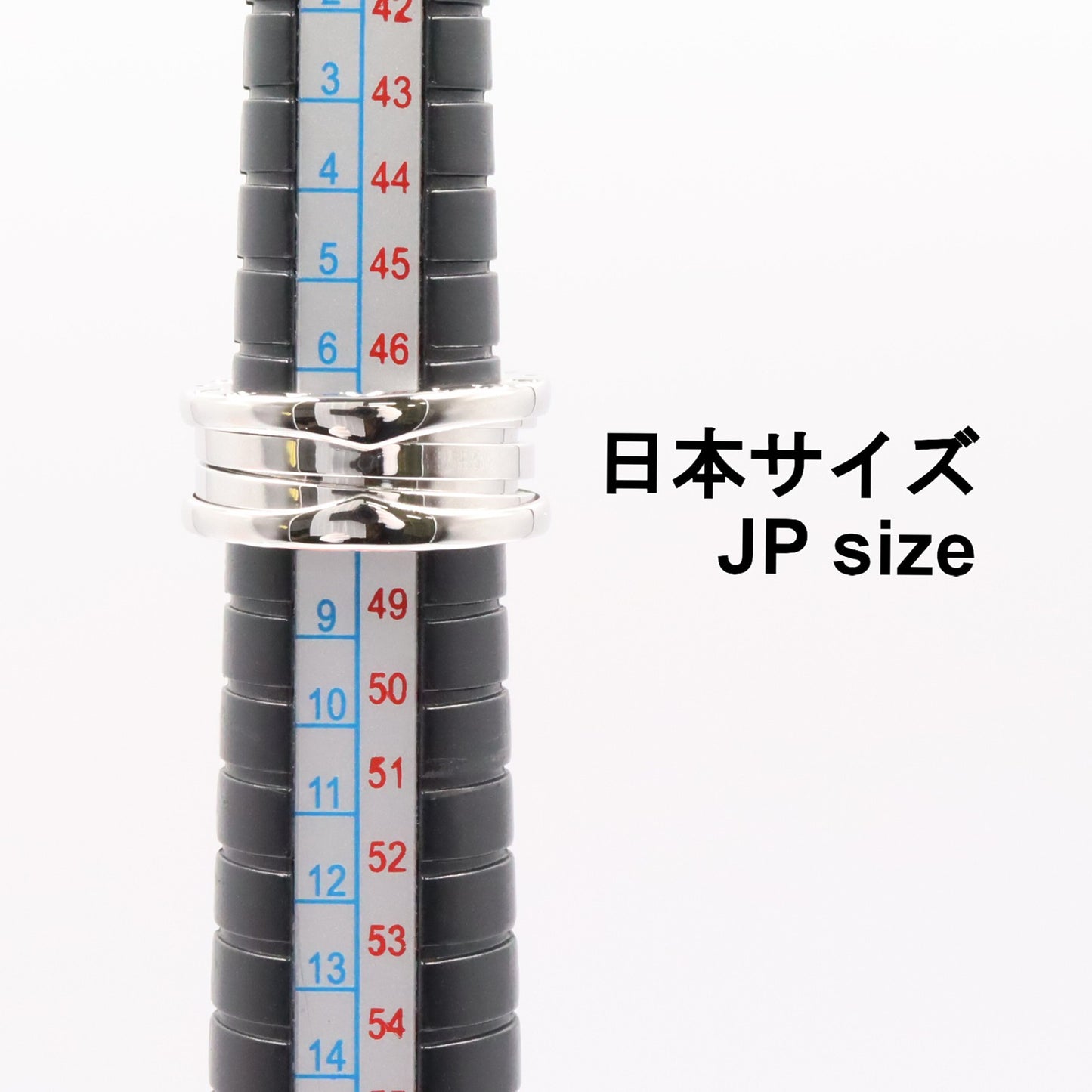 B-zero1 ビーゼロワン リング 3バンド リング 指輪 K18WG ホワイトゴールド ブルガリ アクセサリー BVLGARI