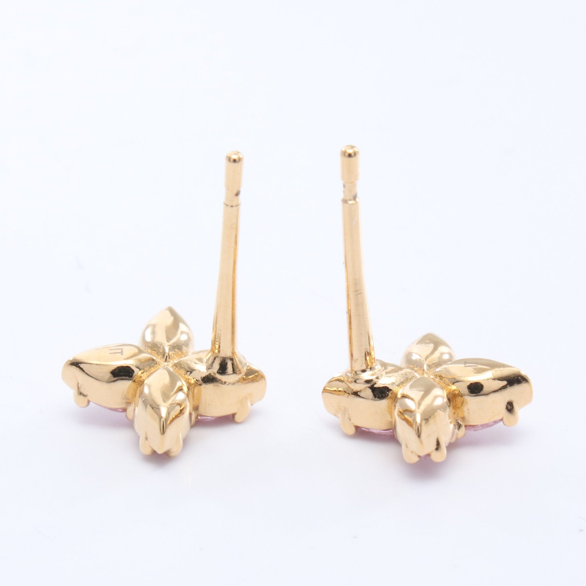 フラワーグラム ストラス ピアス GP ラインストーン ゴールド ピンク ルイヴィトン アクセサリー LOUIS VUITTON