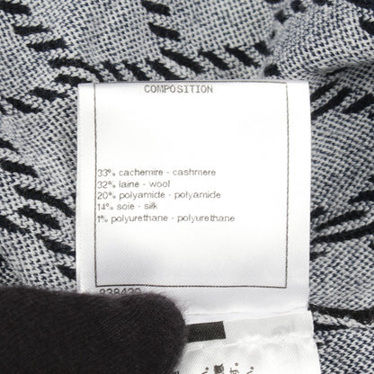 ココマーク ニットワンピース カシミヤ ウール ブラック ネイビー ジップアップ シャネル ワンピース CHANEL