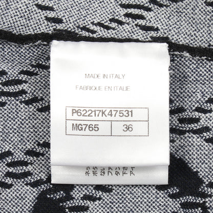 ココマーク ニットワンピース カシミヤ ウール ブラック ネイビー ジップアップ シャネル ワンピース CHANEL