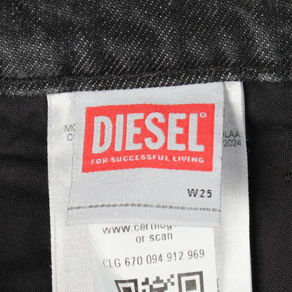 デニムパンツ コットン ダークグレー ボタンフライ ディーゼル ボトムス DIESEL