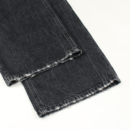 デニムパンツ コットン ダークグレー ダメージ加工 ドルチェアンドガッバーナ ボトムス DOLCE&GABBANA