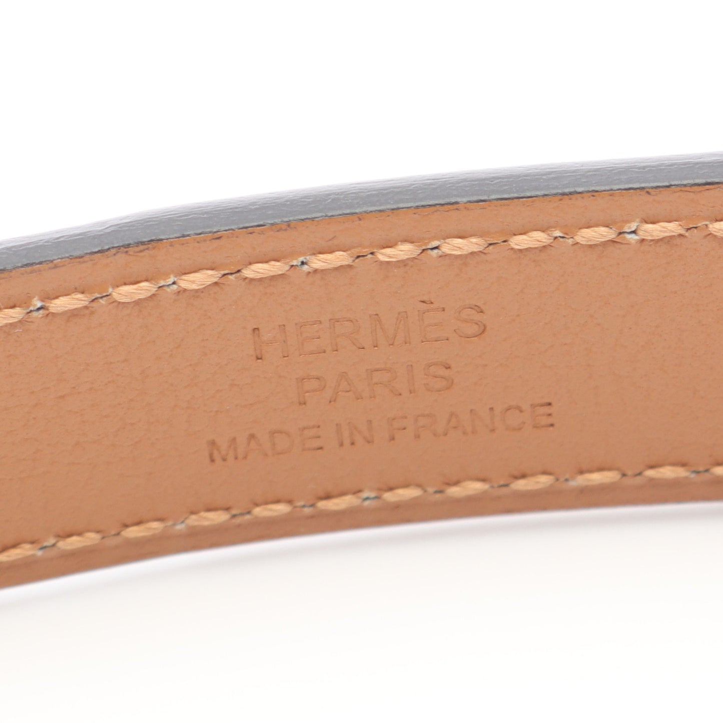 ケリー ベルト ボックスカーフ ブラック シルバー金具 B刻印 エルメス 財布・小物 HERMES