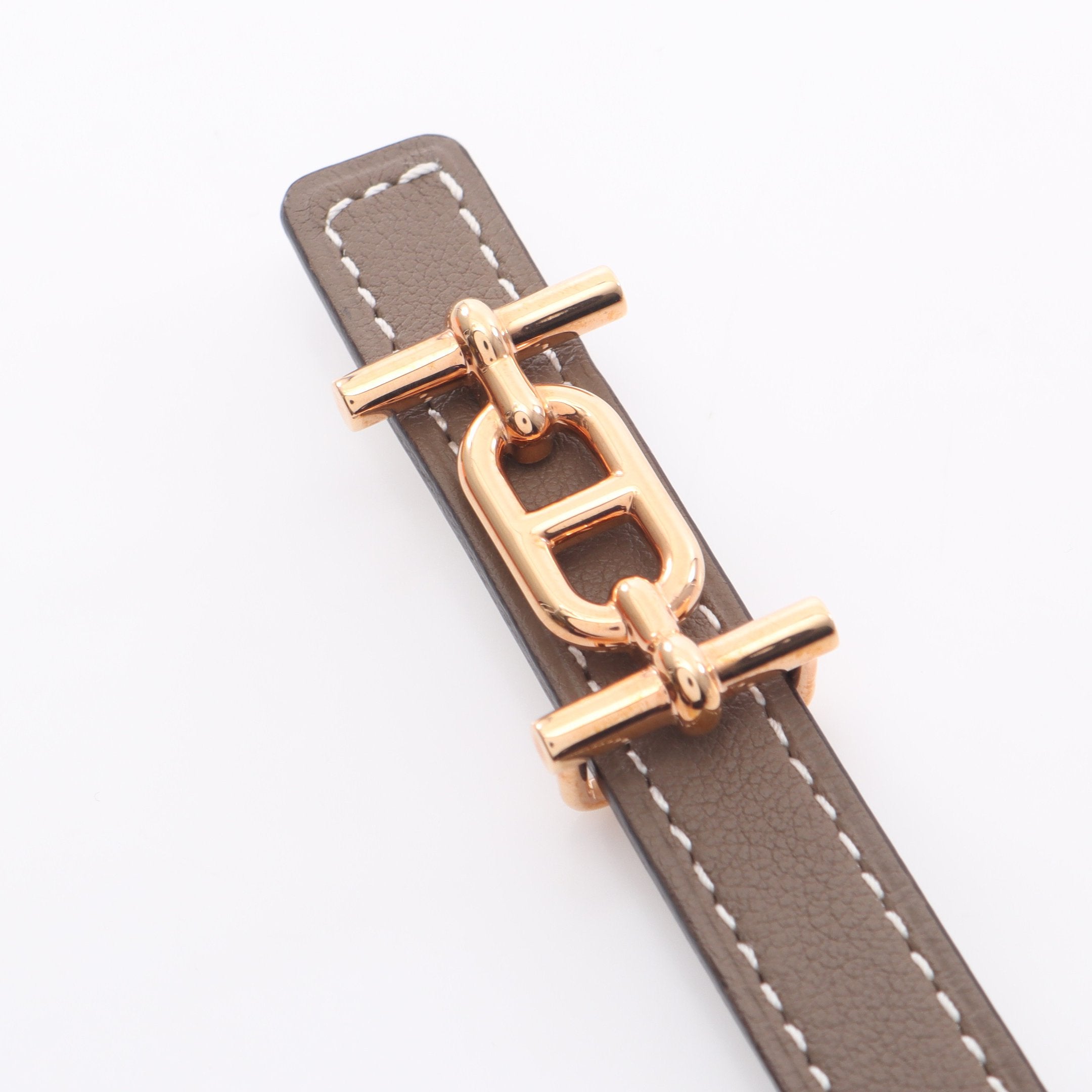 エルメス HERMES ベルト 衣料品 レザー ヴォースイフト ヴォースイフト □O刻印（2011年製造） レディース グレー系 【中古】 HERMES（エルメス） （未使用 展示品）HERMES アルザン ミニ ヴォー