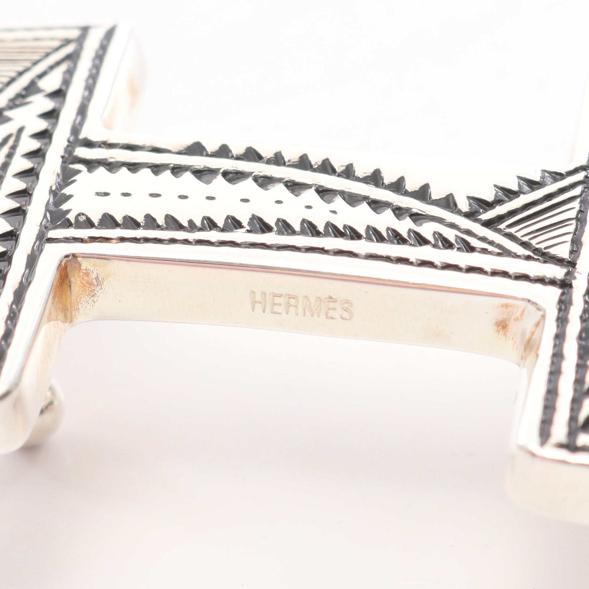 Hバックル 小物 シルバー エルメス 財布・小物 HERMES