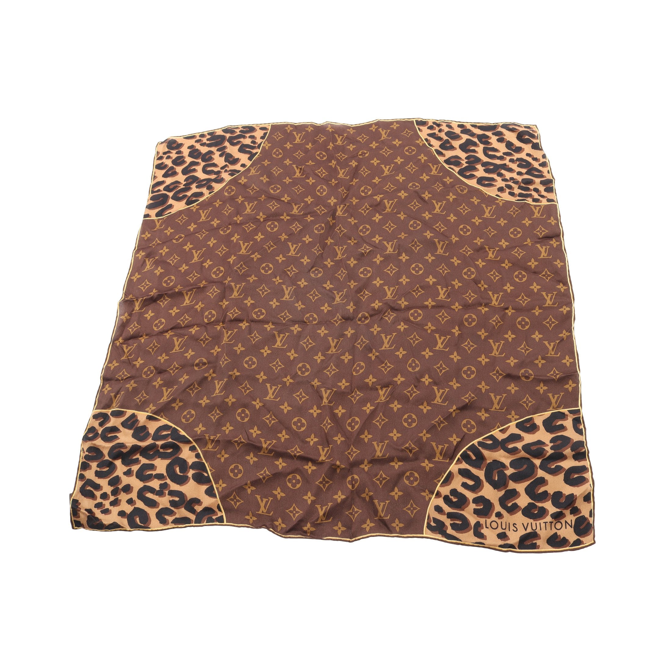 【新品未使用】LOUIS VUITTON モノグラムスカーフ ルイヴィトン モノグラム スカーフ 【公式通販】