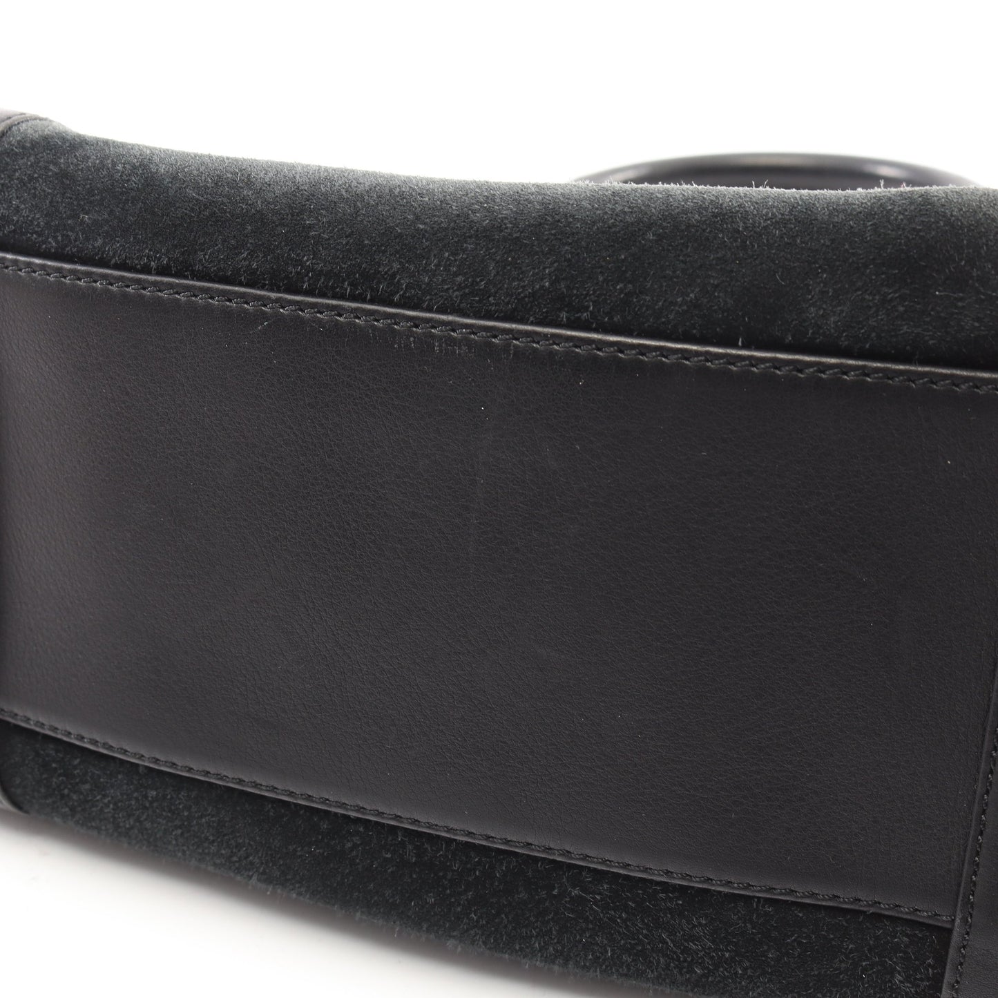 アマソナ28 ハンドバッグ スエード レザー ブラック ロエベ バッグ LOEWE