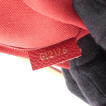 パラス クラッチ モノグラム スリーズ チェーンハンドバッグ PVC レザー ブラウン レッド 2WAY ルイヴィトン バッグ LOUIS VUITTON
