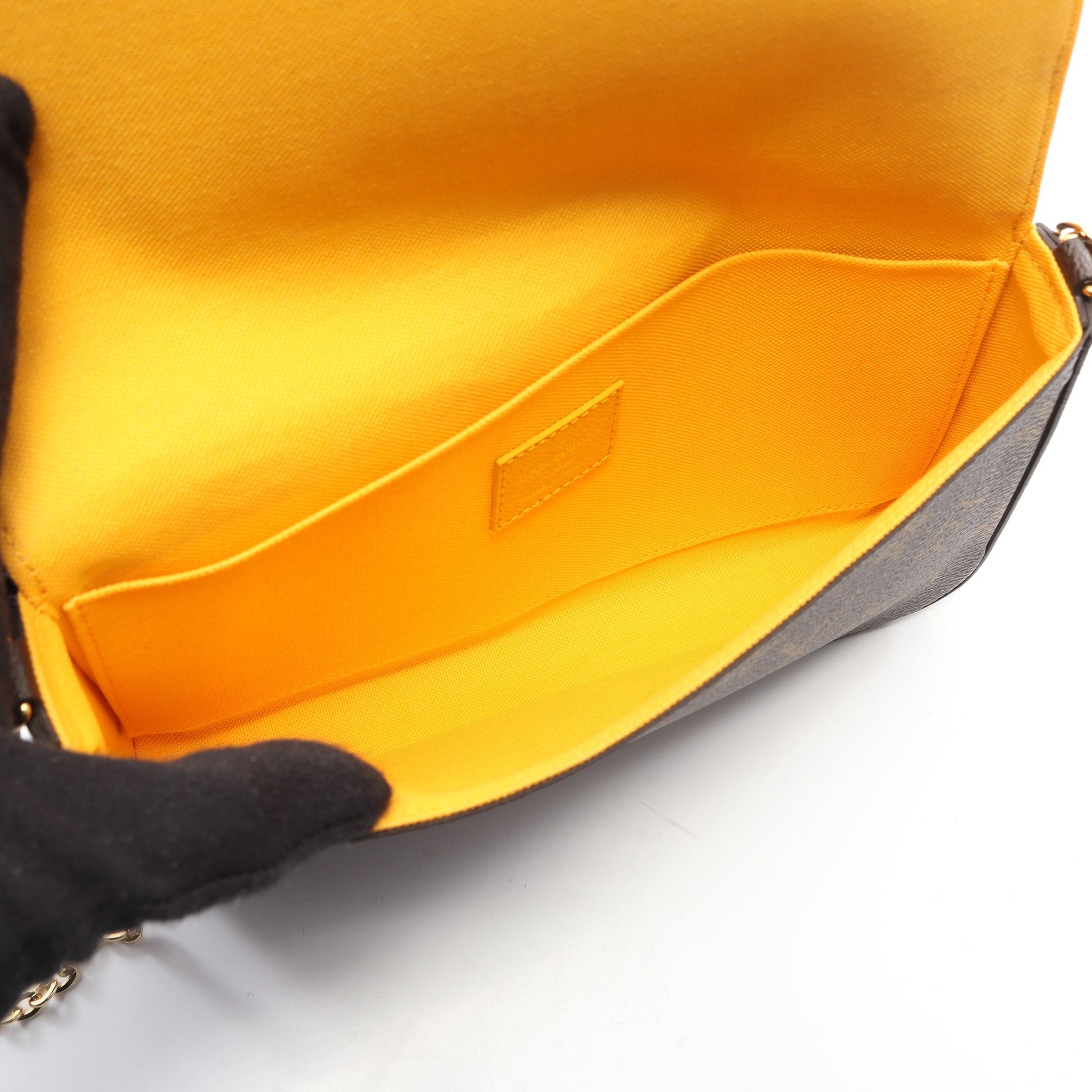 ポシェット フェリシー モノグラム ヴィヴィエンヌ チェーンウォレット PVC ブラウン マルチカラー ルイヴィトン バッグ LOUIS VUITTON