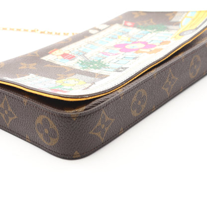 ポシェット フェリシー モノグラム ヴィヴィエンヌ チェーンウォレット PVC ブラウン マルチカラー ルイヴィトン バッグ LOUIS VUITTON