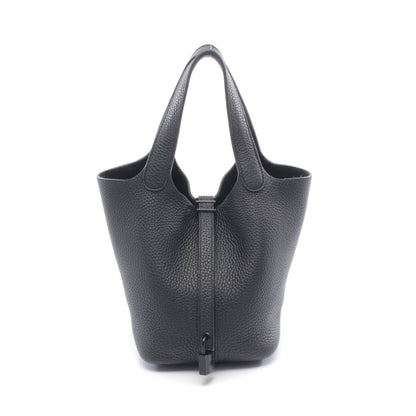 ピコタンロックPM ハンドバッグ トリヨンクレマンス ブラック ブラック金具 Z刻印 エルメス バッグ HERMES