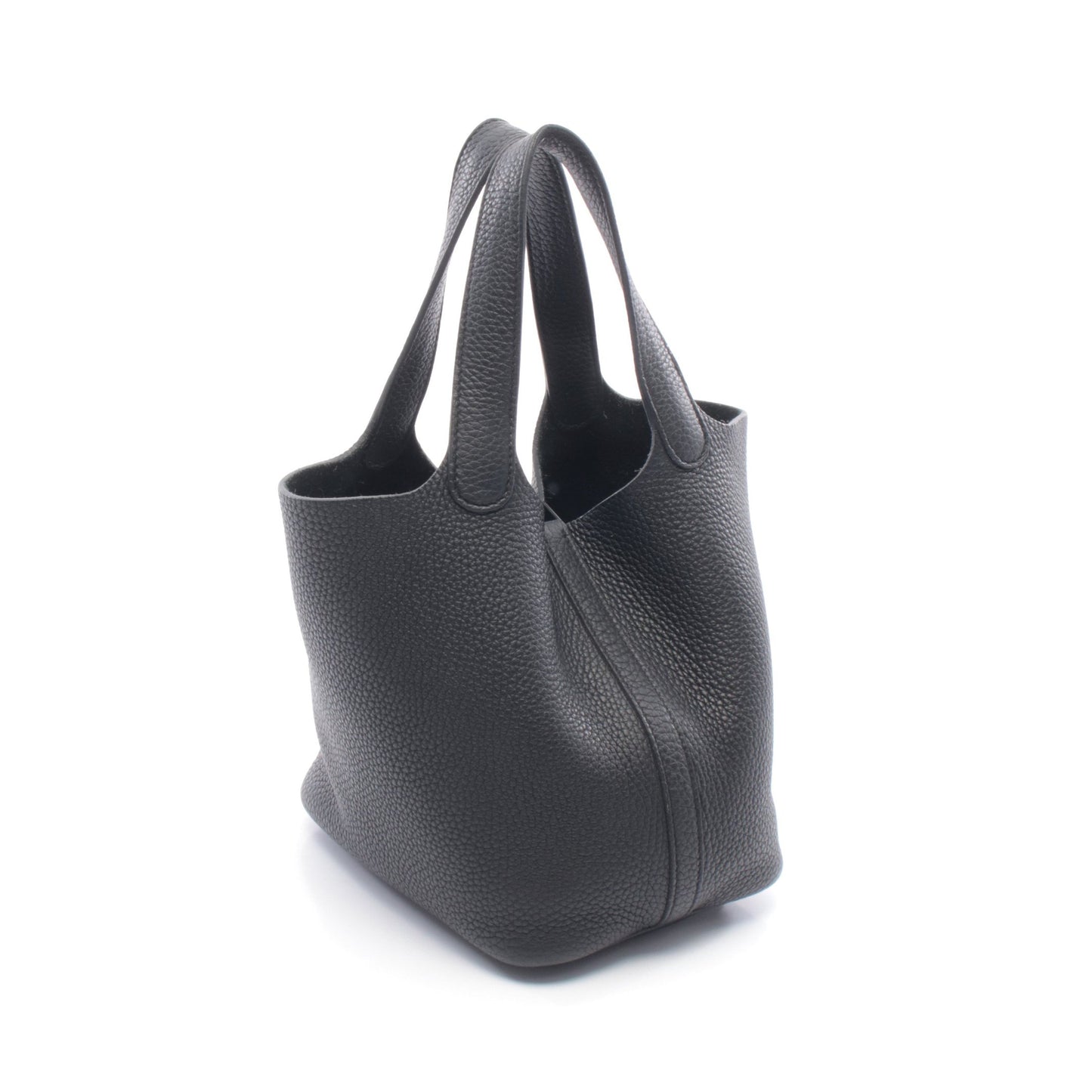 ピコタンロックPM ハンドバッグ トリヨンクレマンス ブラック ブラック金具 Z刻印 エルメス バッグ HERMES