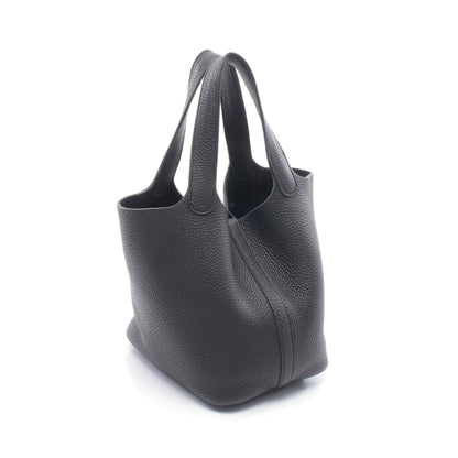 ピコタンロックPM ハンドバッグ トリヨンクレマンス ブラック ブラック金具 Z刻印 エルメス バッグ HERMES