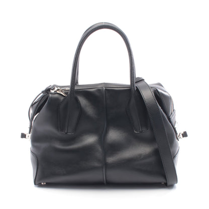 Dスタイリング ハンドバッグ レザー ブラック 2WAY トッズ バッグ TOD'S