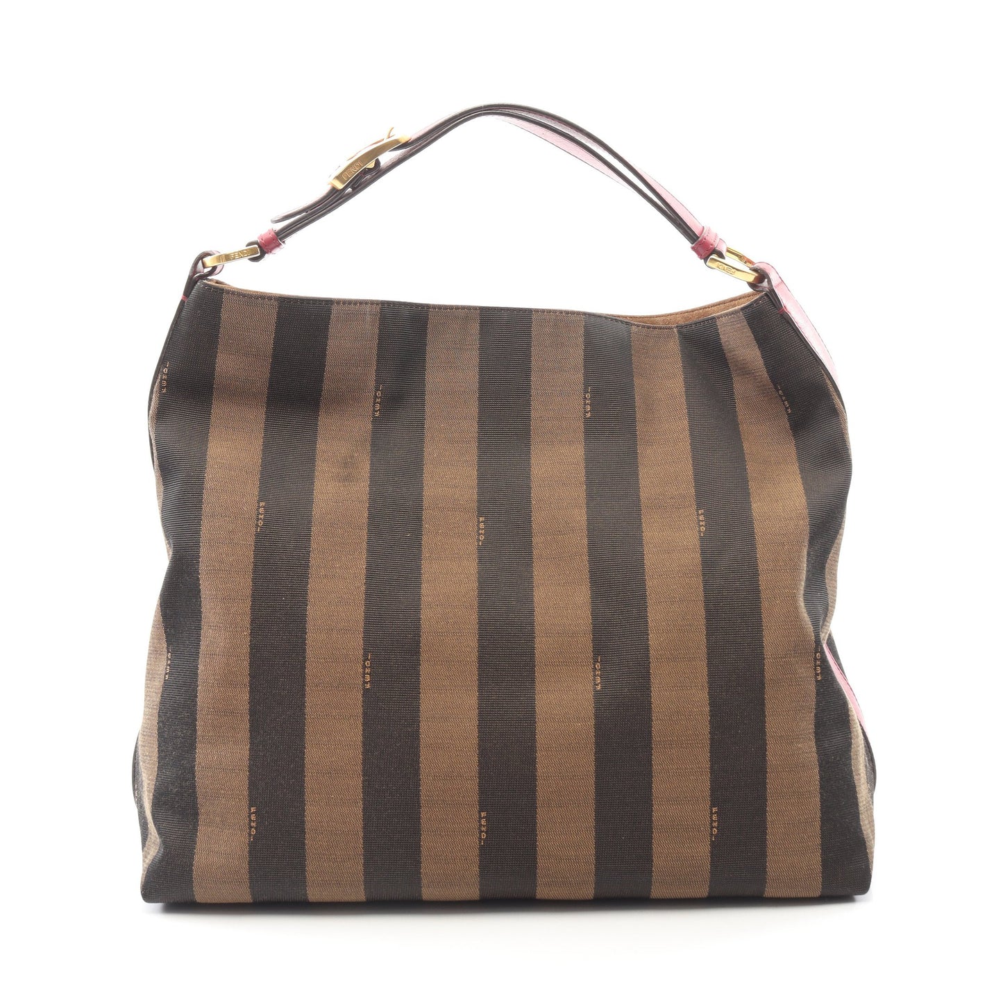 ペカン ショルダーバッグ キャンバス レザー ブラウン ブラック ピンクパープル フェンディ バッグ FENDI