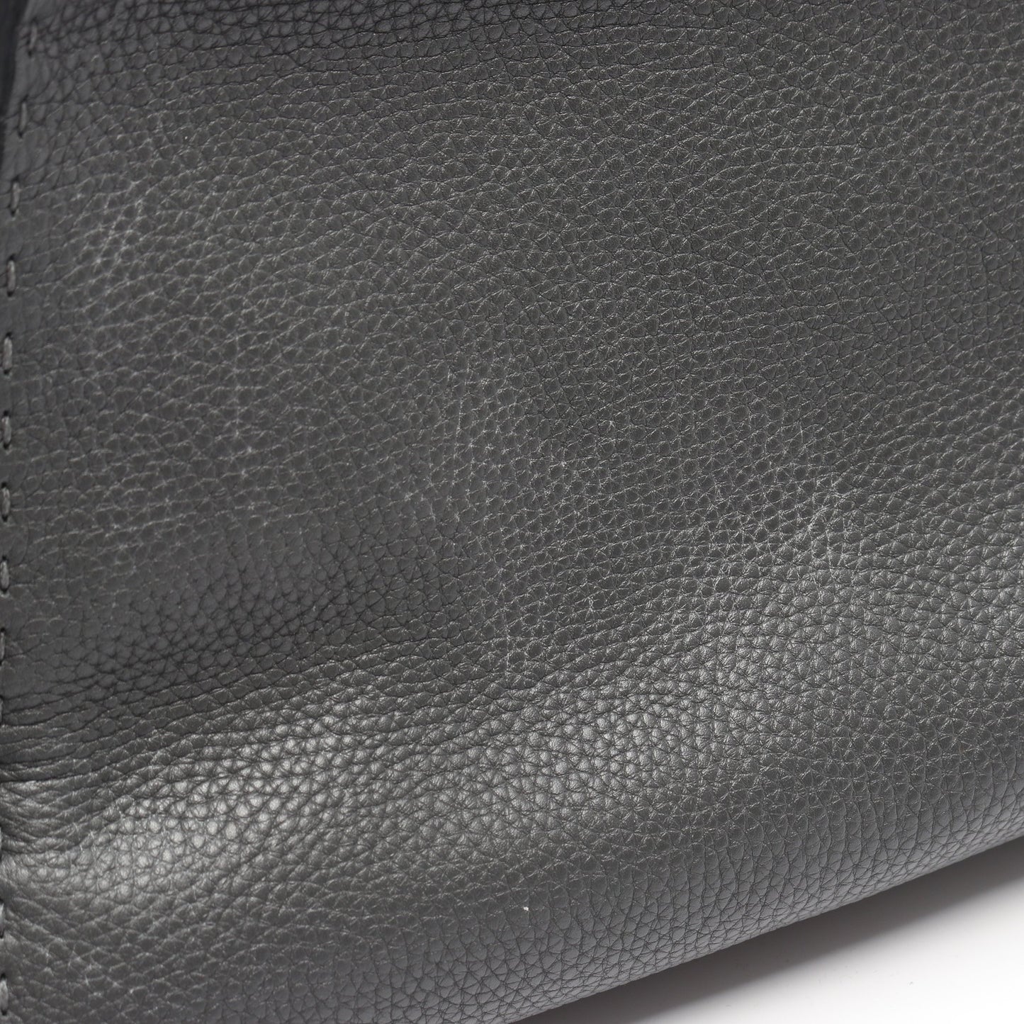 ピーカブー レギュラー ハンドバッグ レザー グレー 2WAY フェンディ バッグ FENDI