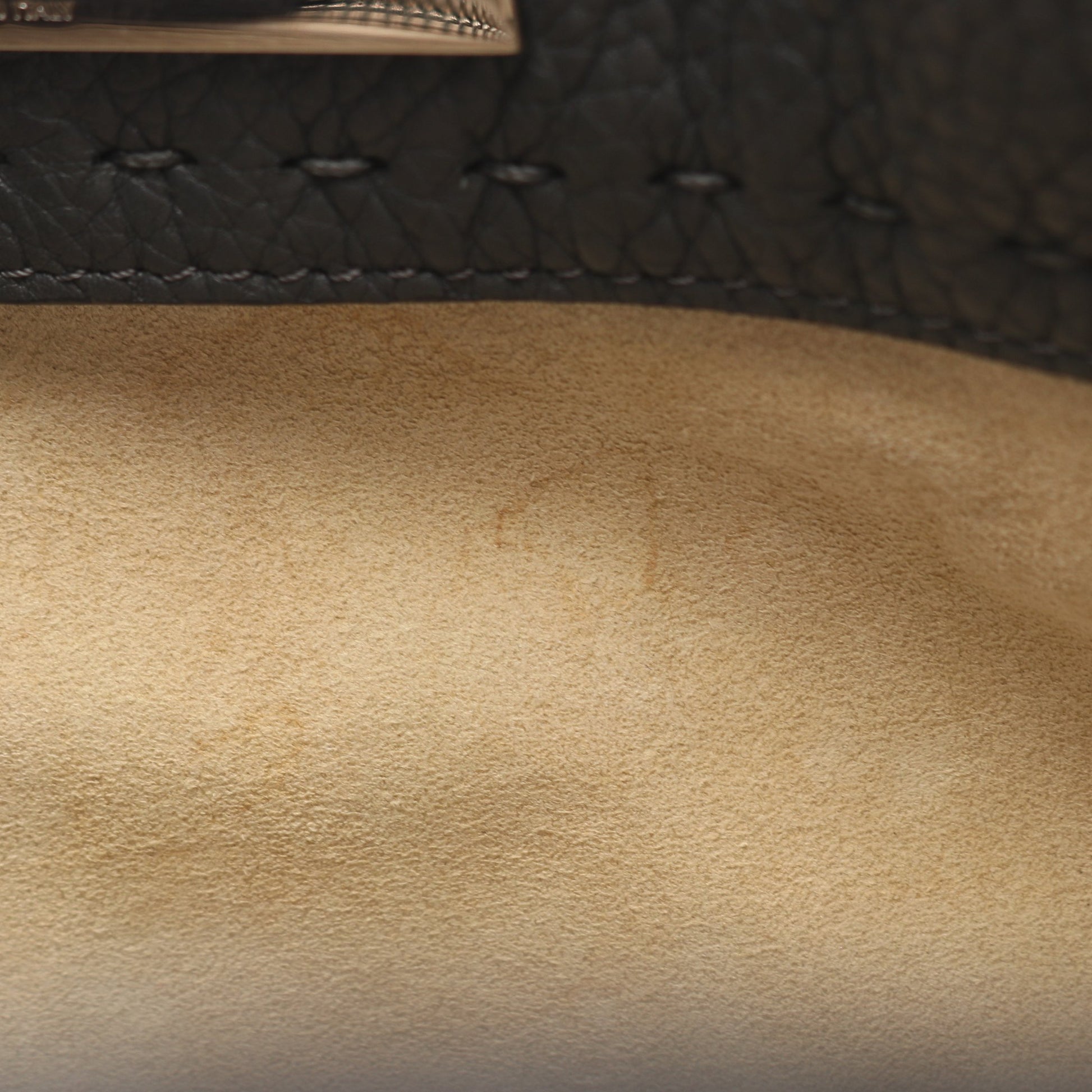 ピーカブー レギュラー ハンドバッグ レザー グレー 2WAY フェンディ バッグ FENDI