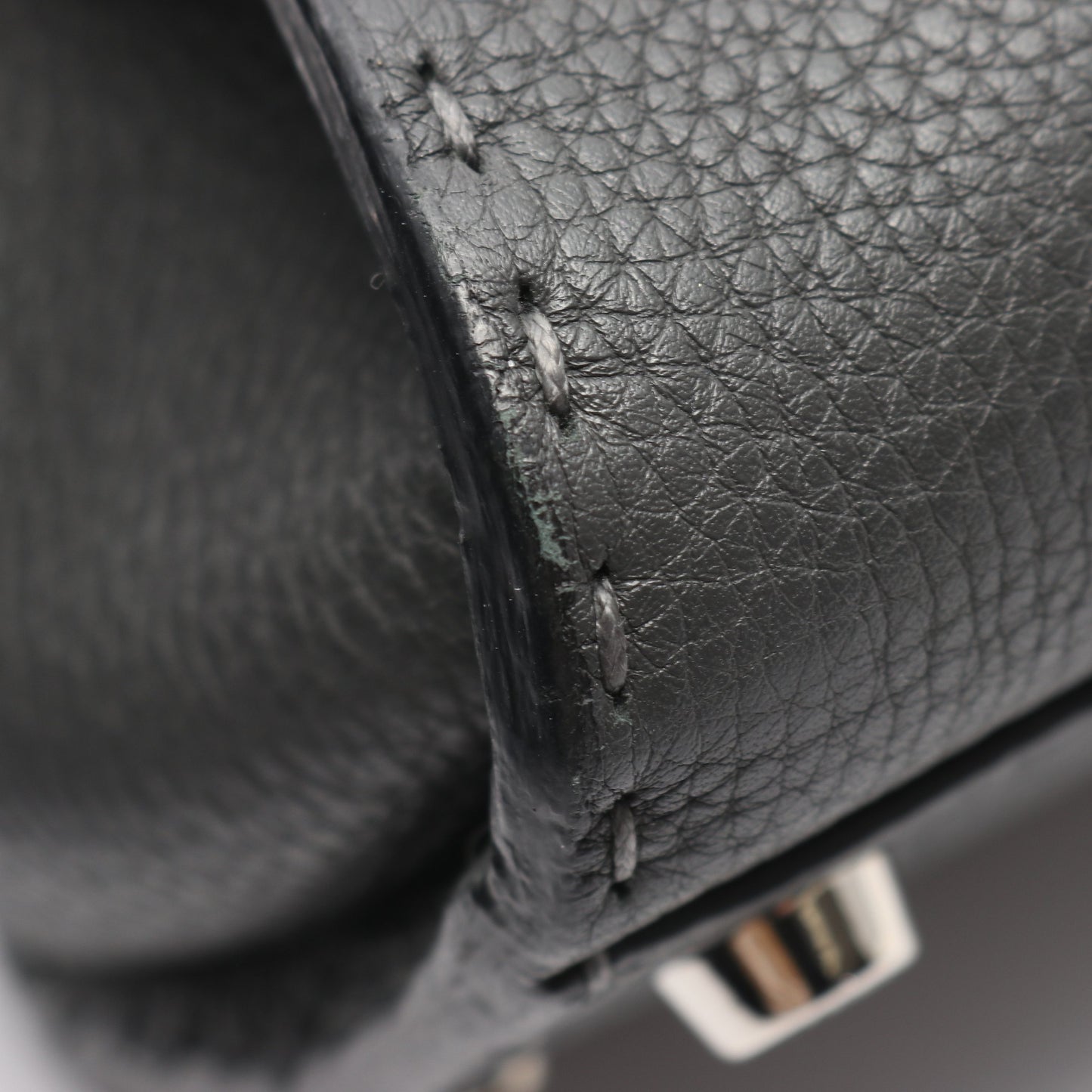 ピーカブー レギュラー ハンドバッグ レザー グレー 2WAY フェンディ バッグ FENDI