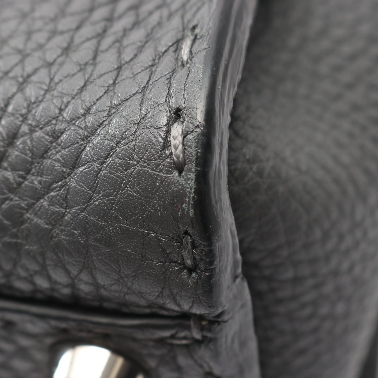 ピーカブー レギュラー ハンドバッグ レザー グレー 2WAY フェンディ バッグ FENDI
