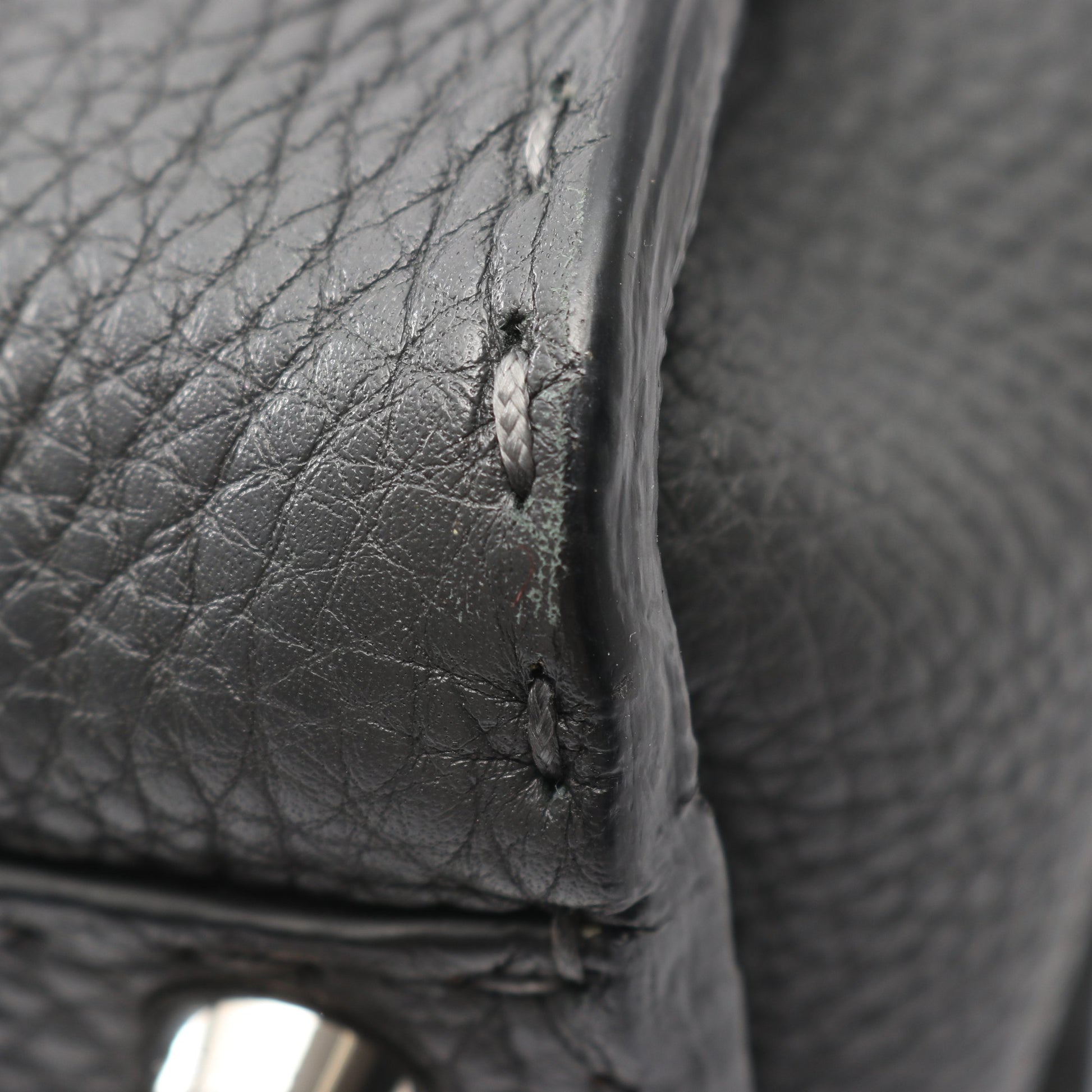 ピーカブー レギュラー ハンドバッグ レザー グレー 2WAY フェンディ バッグ FENDI