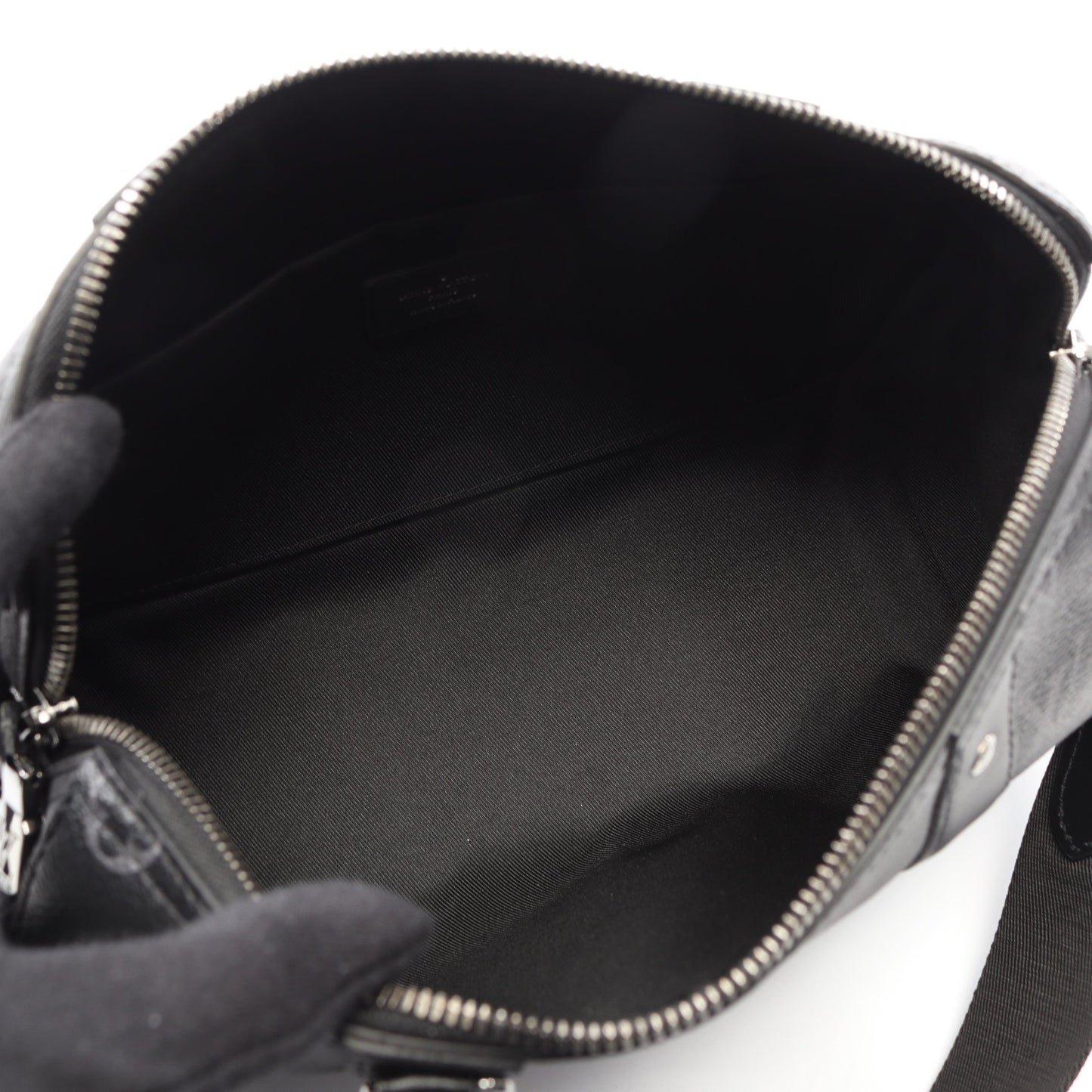 シティ キーポル モノグラムエクリプス リバース ショルダーバッグ PVC レザー ブラック グレー ルイヴィトン バッグ LOUIS VUITTON