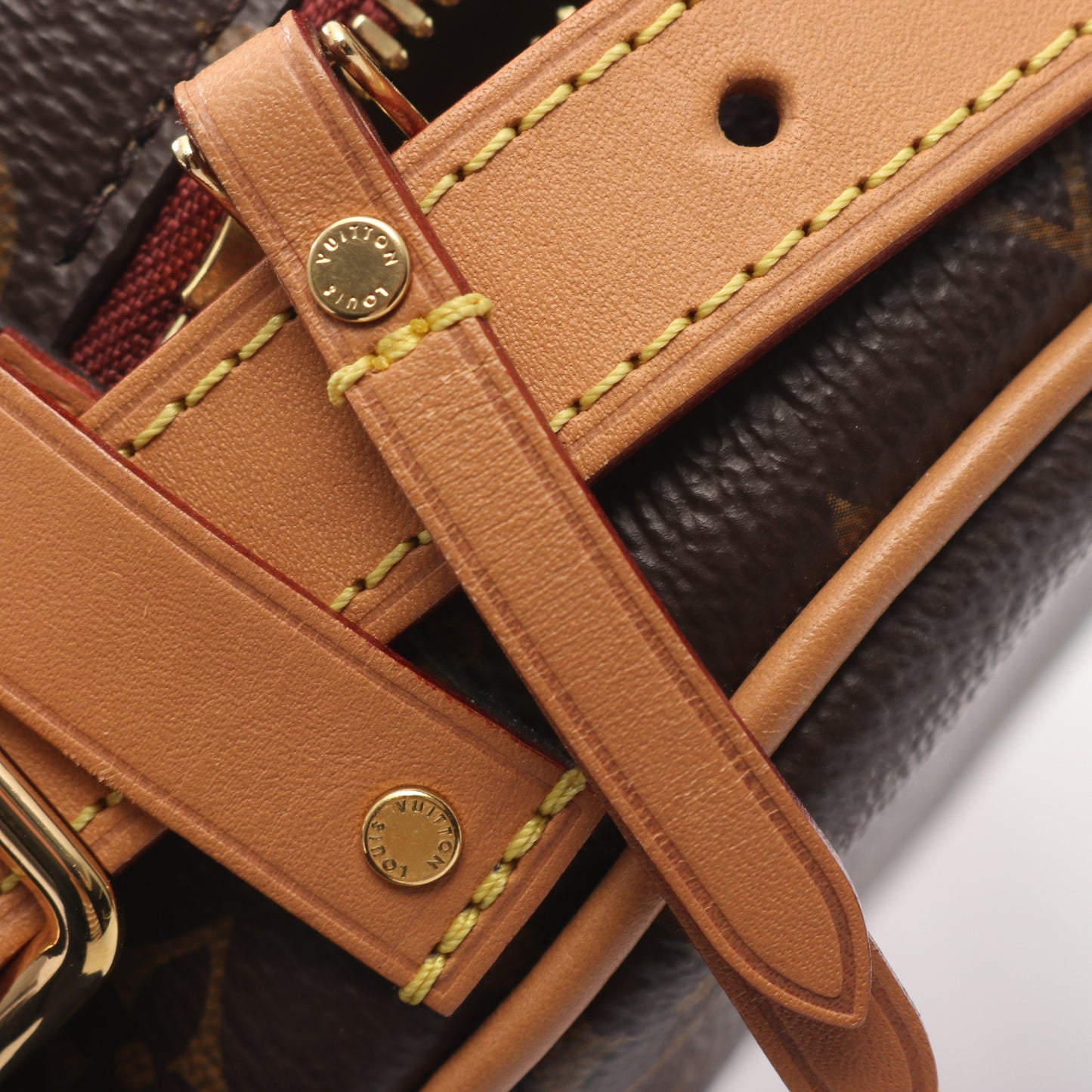 ボワット シャポー スープルPM モノグラム ショルダーバッグ PVC レザー ブラウン ルイヴィトン バッグ LOUIS VUITTON