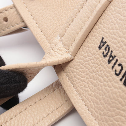 Everyday XS North South ハンドバッグ レザー アイボリー 2WAY バレンシアガ バッグ BALENCIAGA