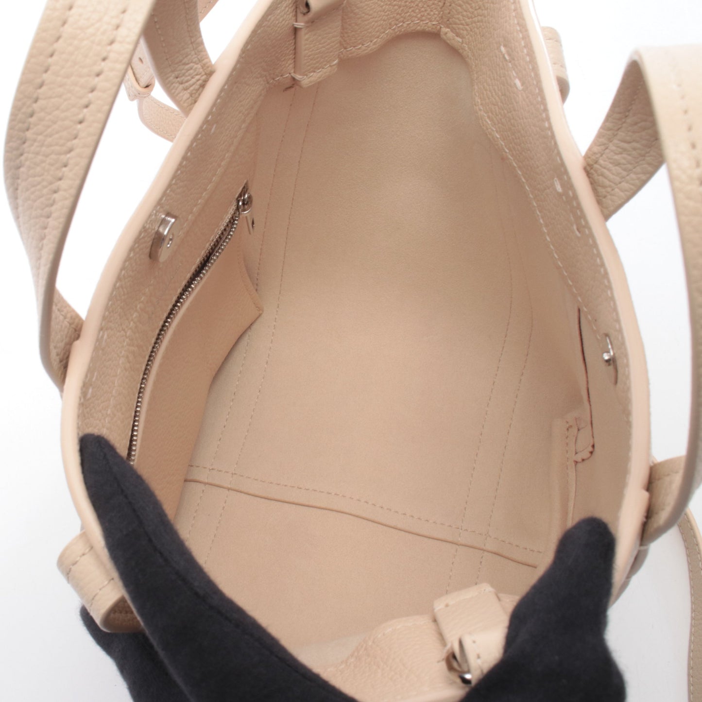 Everyday XS North South ハンドバッグ レザー アイボリー 2WAY バレンシアガ バッグ BALENCIAGA