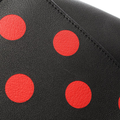 ハンモック ミディアム ハンドバッグ ドット レザー ブラック レッド 2WAY ロエベ バッグ LOEWE