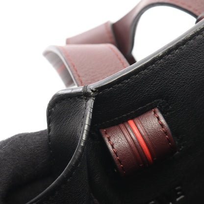 ハンモック ミディアム ハンドバッグ ドット レザー ブラック レッド 2WAY ロエベ バッグ LOEWE