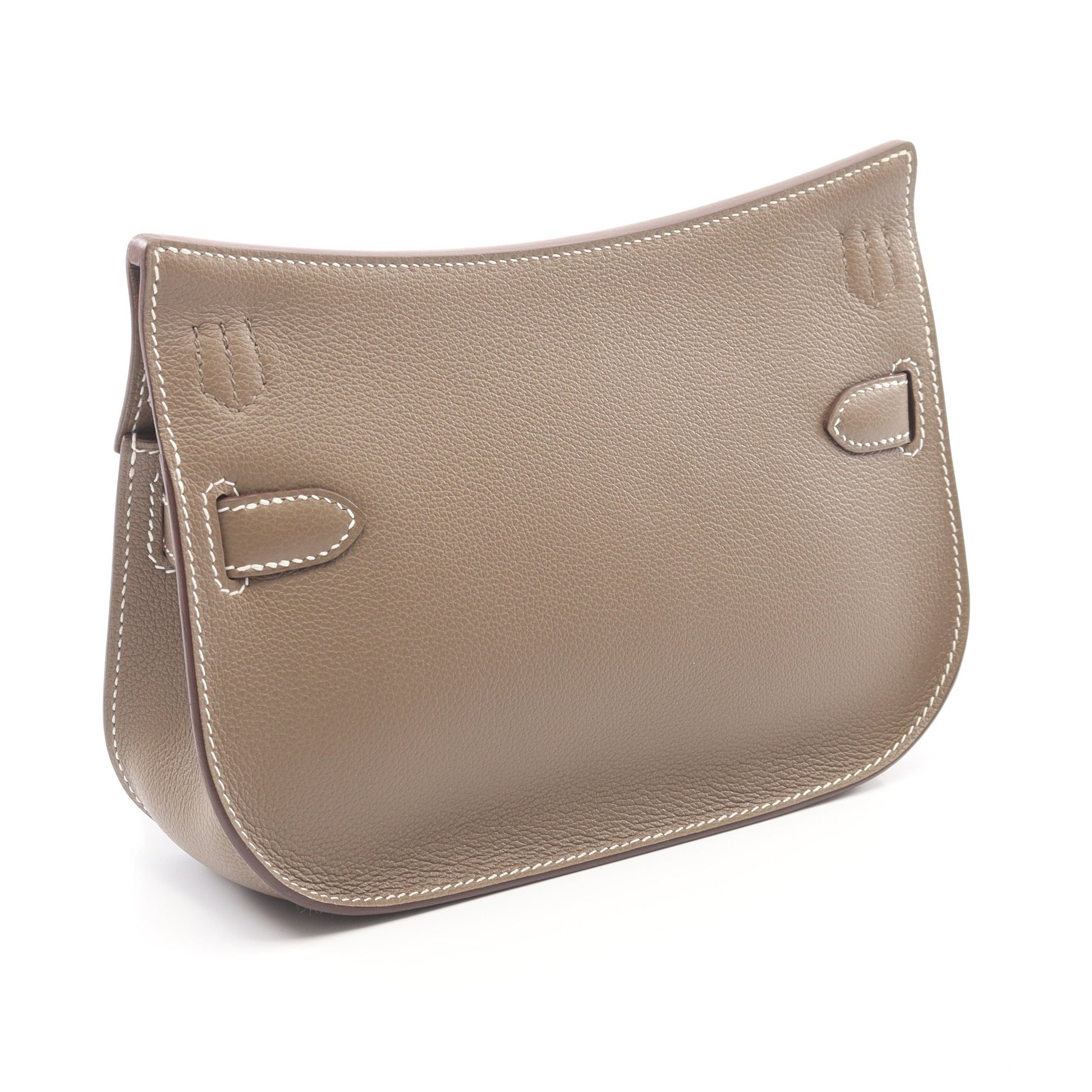 ジプシエール ミニ エトゥープ ショルダーバッグ エバーカラー グレーブラウン シルバー金具 W刻印 エルメス バッグ HERMES