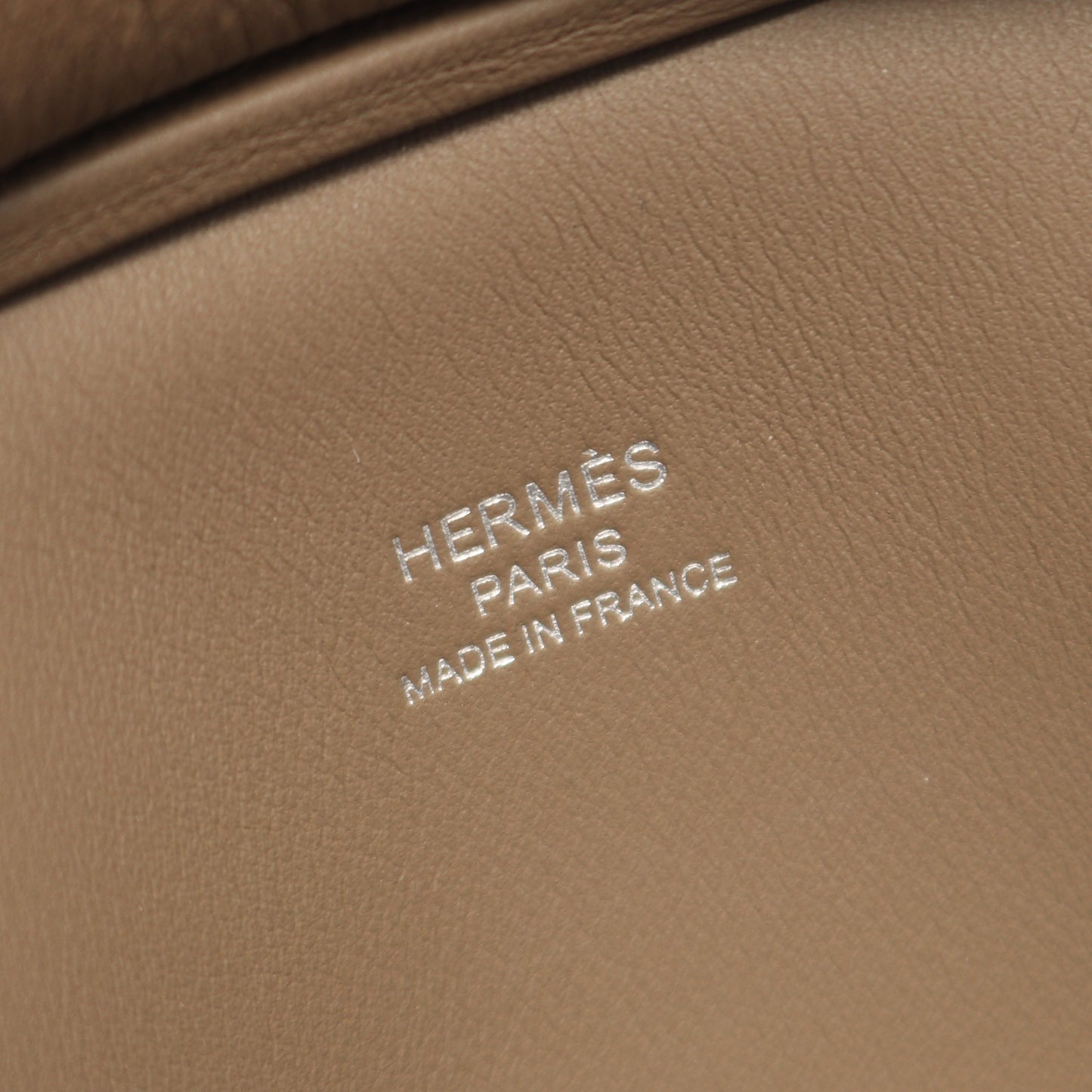 ジプシエール ミニ エトゥープ ショルダーバッグ エバーカラー グレーブラウン シルバー金具 W刻印 エルメス バッグ HERMES