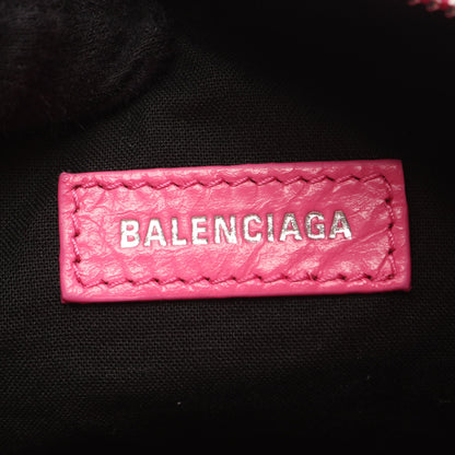スーパービジー ショルダーバッグ レザー ピンク バレンシアガ バッグ BALENCIAGA