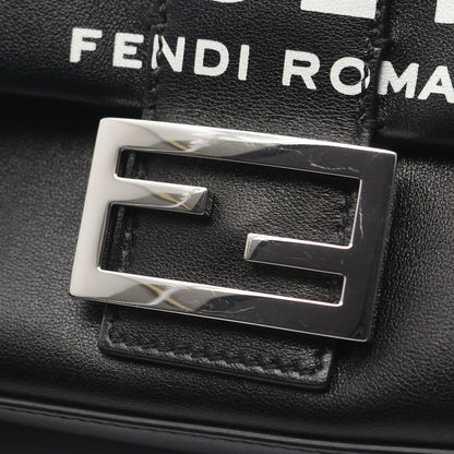 FENDI × MARC JACOBS マンマバケット ハンドバッグ レザー ブラック 2WAY フェンディ バッグ FENDI